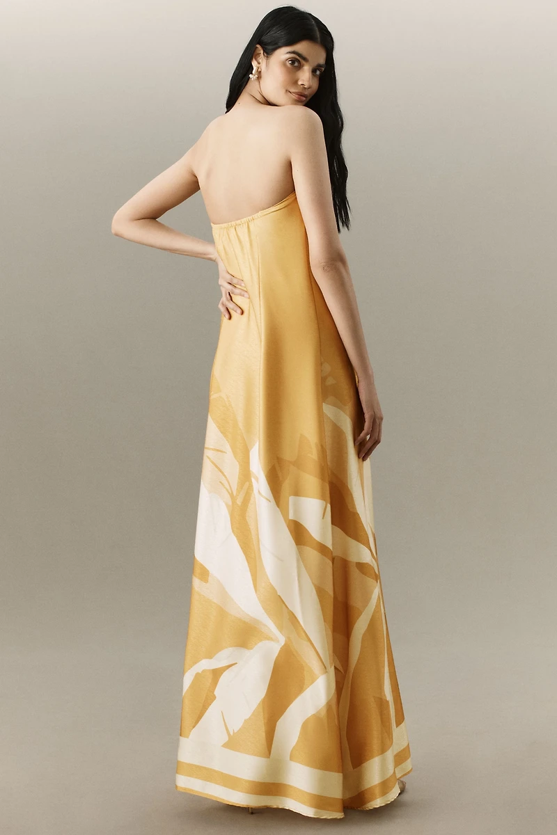 DIARRABLU Tubi Cape Maxi Dress