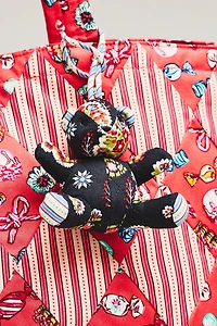 Vera Bradley Bitty Bear-Shaped Plush Bag Charm