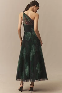 Hutch Phillippa One-Shoulder A-Line Maxi Dress