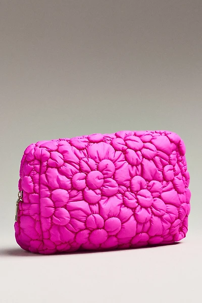 Urban Expressions Floral Quilted Puffer Cosmetic Pouch