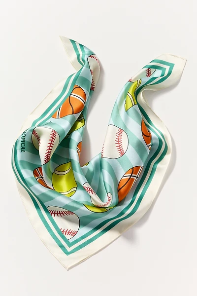 Elegancia Tropical Sport Silk Scarf