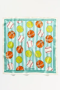 Elegancia Tropical Sport Silk Scarf