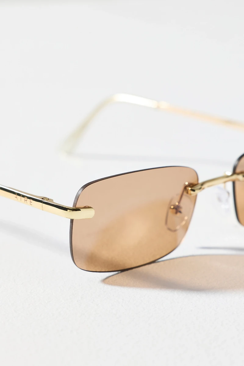 AIRE Frameless Rectangle Sunglasses