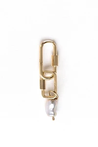 Nicolas Ambrosio Pearl Carabiner Single Earring