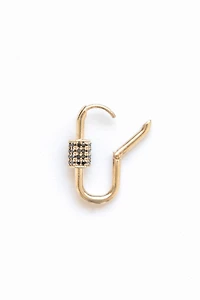 Nicolas Ambrosio Love Lock Diamond Single Earring