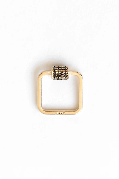 Nicolas Ambrosio Pavé Love Lock Ring Charm