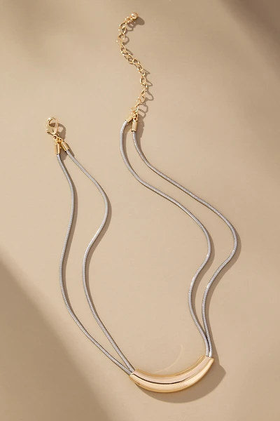 Two-Tone Tunnel Necklace