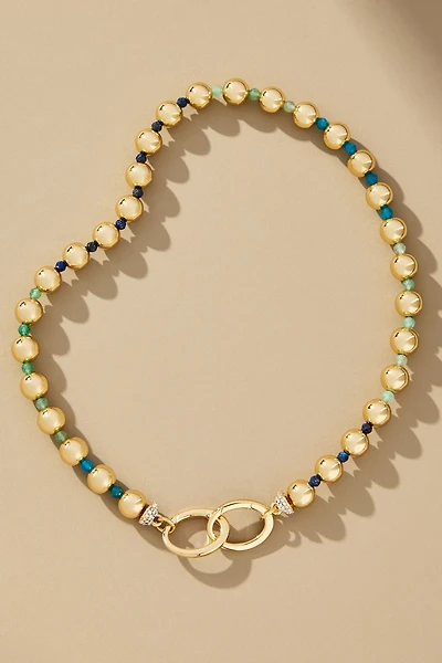 Multi-Bead Interlink Necklace