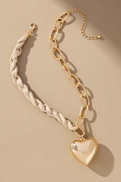 Chain Heart Pendant Necklace