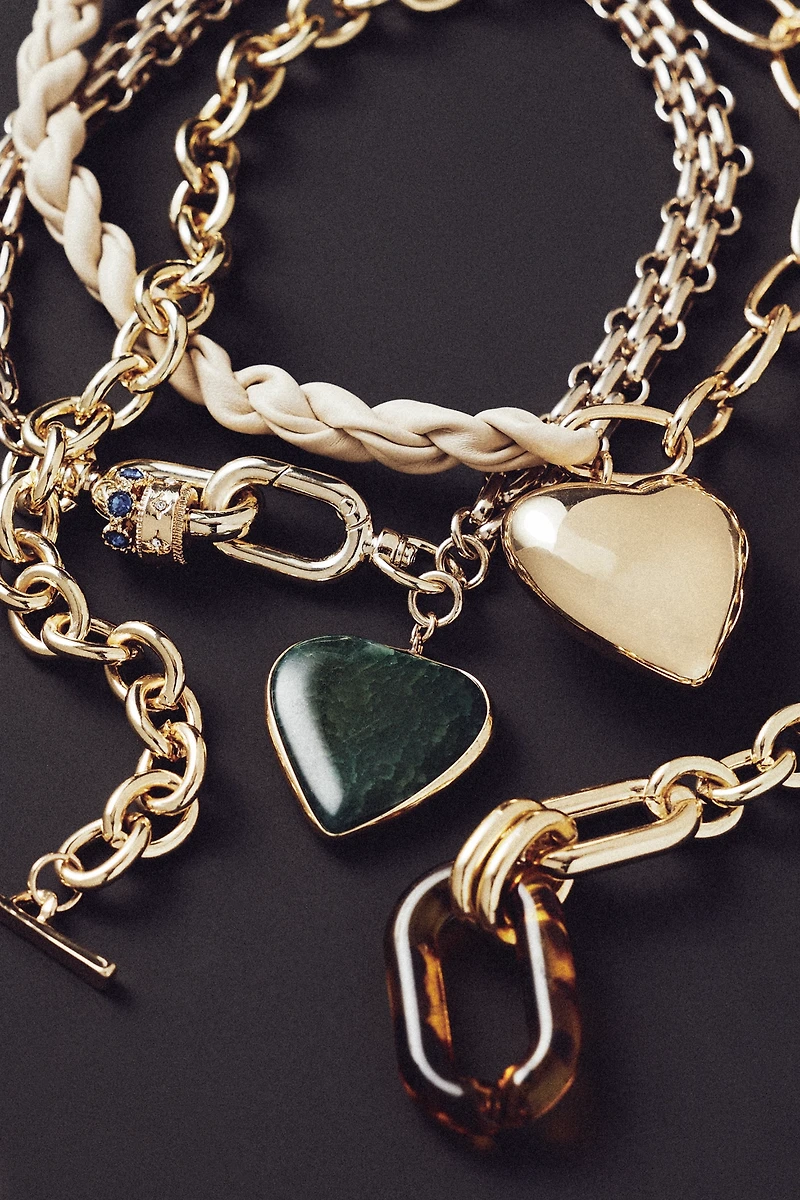 Chain Heart Pendant Necklace