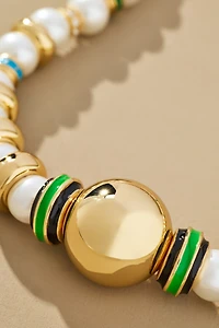 Preppy Pearl Short Necklace