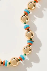 Chunky Ball-Beaded Necklace