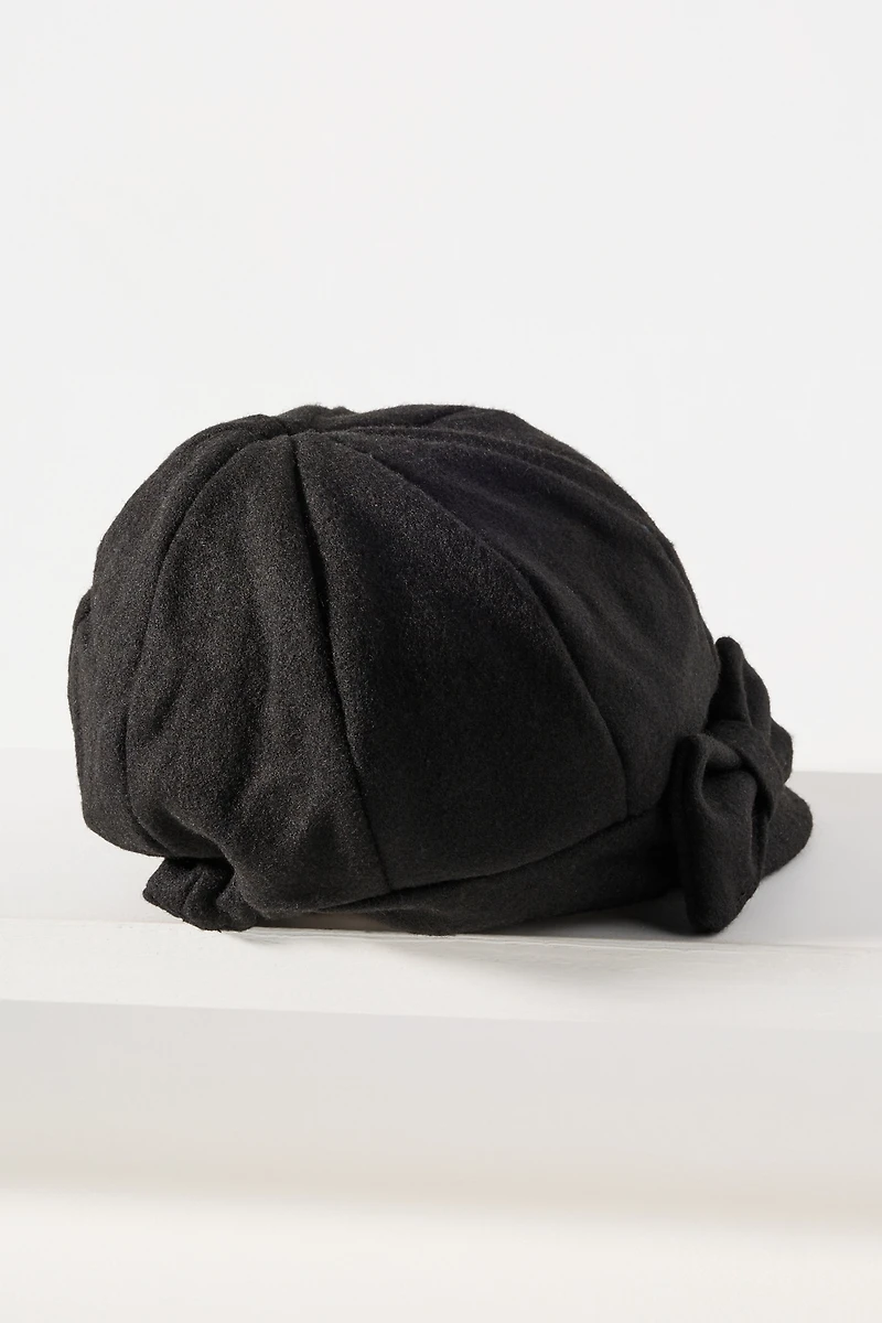 San Diego Hat Co. Wool Newsboy Cap w/Bow