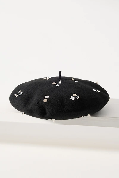 San Diego Hat Co. Last Nite Studded Wool Beret