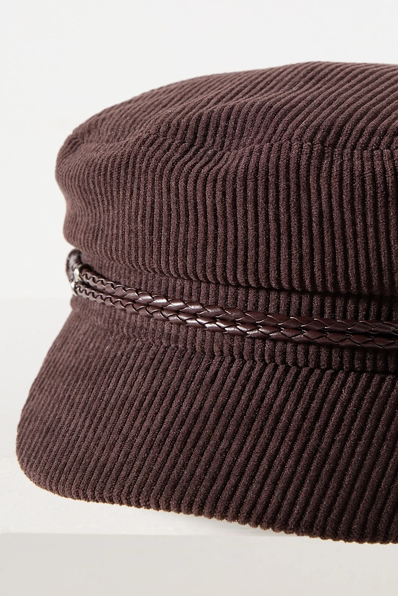San Diego Hat Co. Cord Braid Newsboy Cap