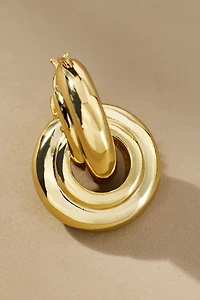 RMN Paloma Interlock Huggie Hoop Earrings