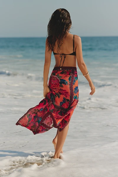 Farm Rio x Anthropologie Silky Scarf Sarong