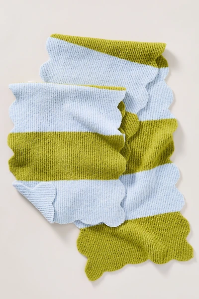 Scallop Stripe Scarf