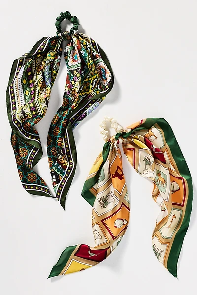 Western Motif Hair Scarves, Set of 2