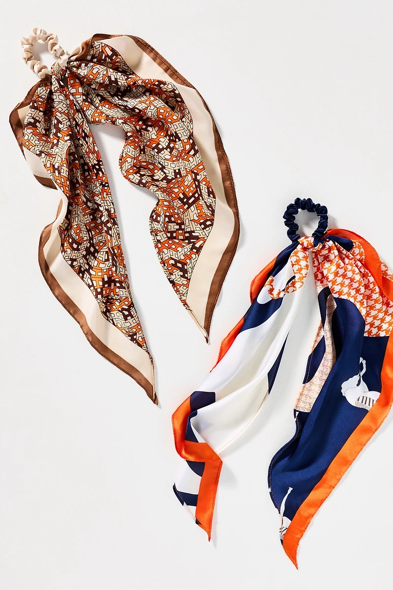Western Motif Hair Scarves, Set of 2
