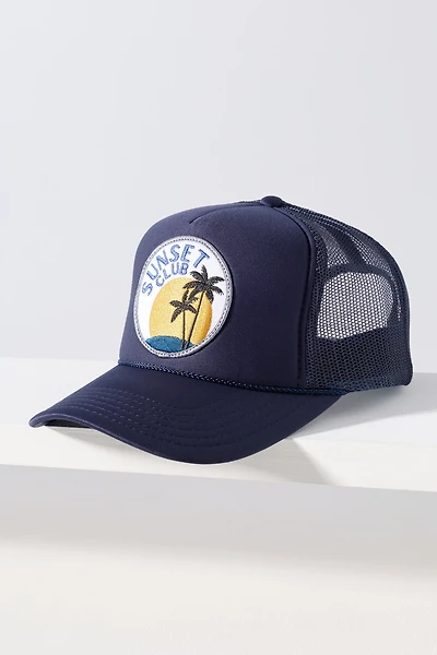 Friday Feelin Sunset Club Trucker Hat