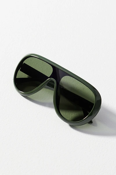 Eyeking Flat Top Translucent Aviator Sunglasses