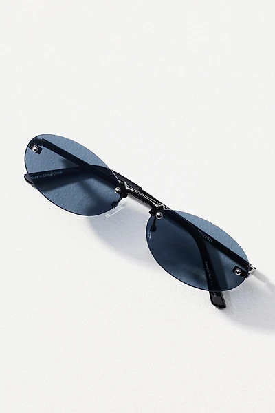 Eyeking Small Oval Metal Sunglasses
