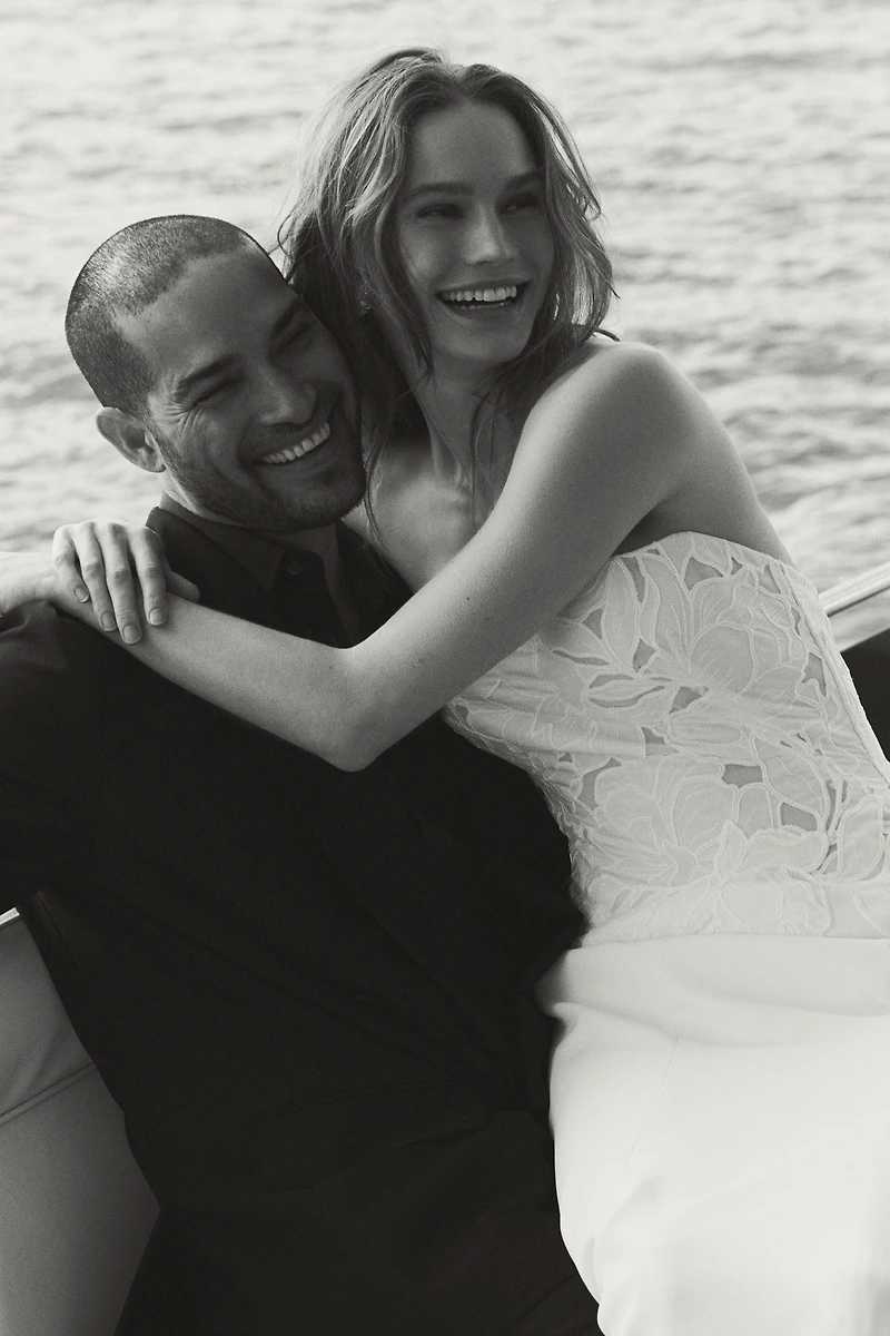 Jenny by Yoo Raelyn Strapless Column Wedding Gown