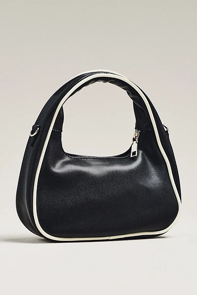 Melie Bianco Piped Mini Shoulder Bag