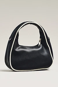 Melie Bianco Piped Mini Shoulder Bag