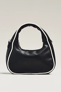 Melie Bianco Piped Mini Shoulder Bag