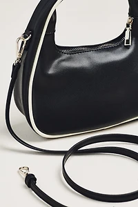 Melie Bianco Piped Mini Shoulder Bag