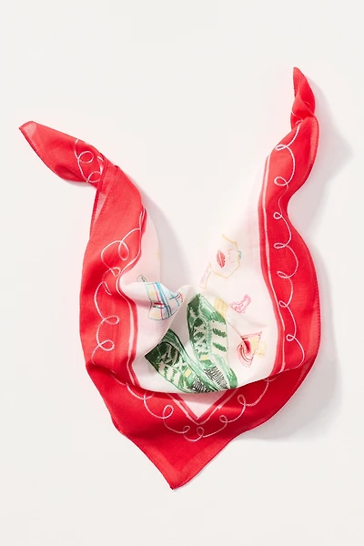Maeve Printed Bandana Scarf