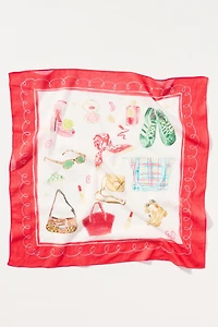 Maeve Printed Bandana Scarf