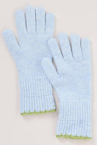 Maeve Solid Ribbed Knit Gloves