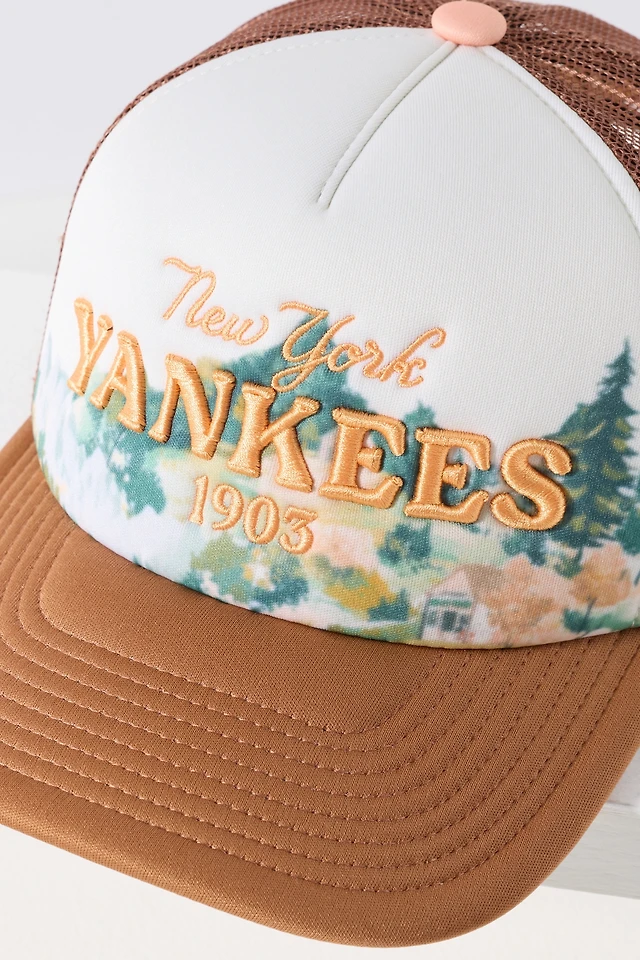 NWOT Anthropologie x Mitchell & Mess MLB Yankees Truckers Hat Mitchell & Ness MLB Landscape Trucker Hat | Anthropologie main image 3