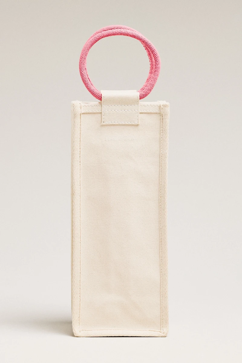 Beaded Wine Holder Tote