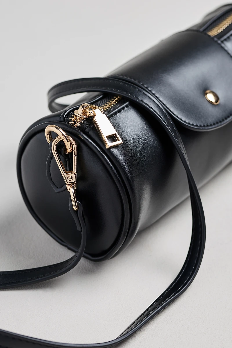 Melie Bianco Barrel Crossbody Bag