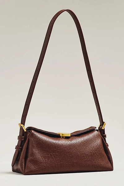 Slouchy Faux Leather Shoulder Bag