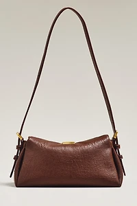 Slouchy Faux Leather Shoulder Bag