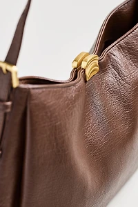 Foldover Slouchy Buckle Shoulder Bag