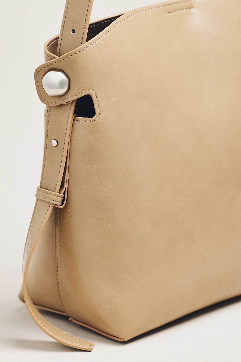 Structured Angular Shoulder Bag