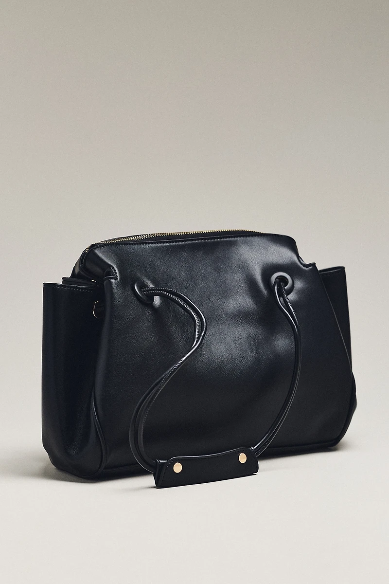 Bauble Handle Shoulder Bag