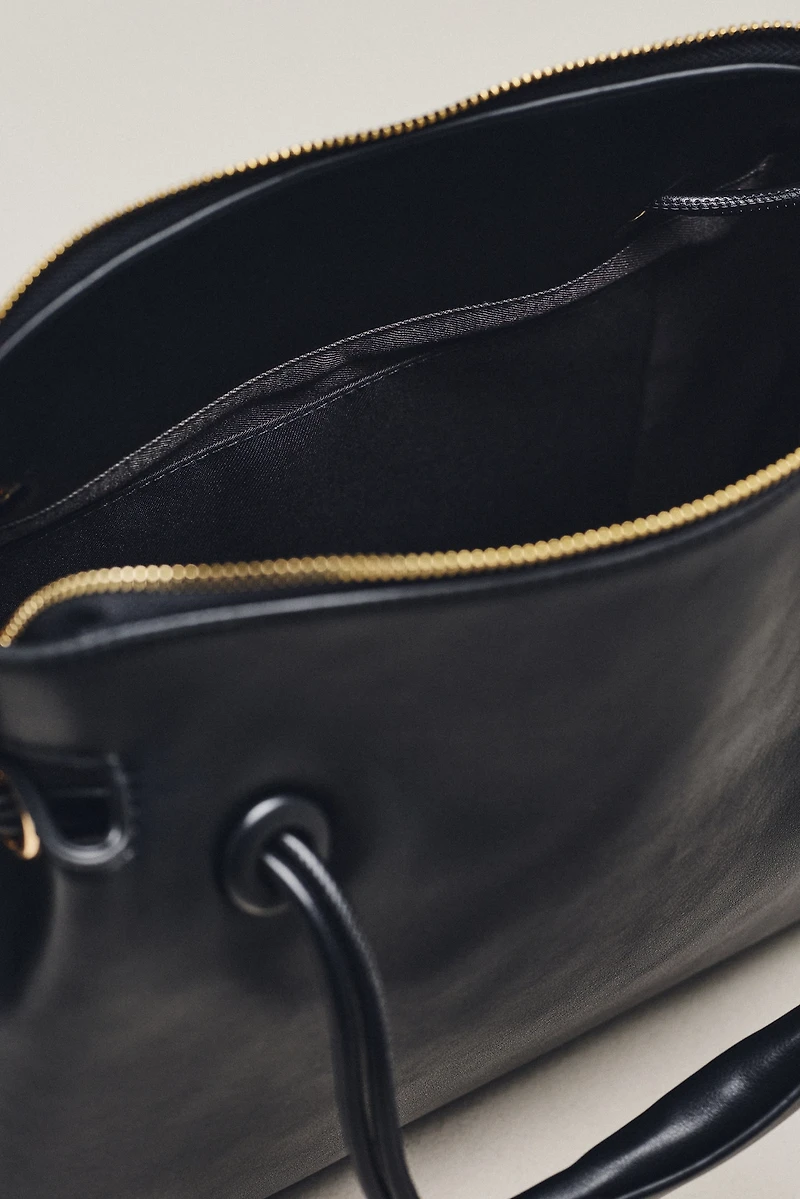 Bauble Handle Shoulder Bag