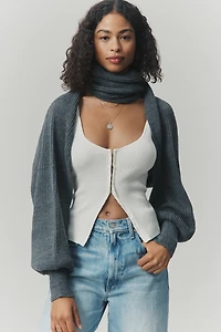 By Anthropologie Twist Shrug Sweater