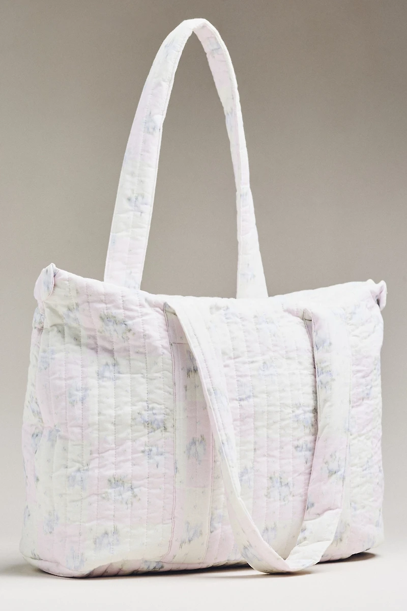 LoveShackFancy Aja Patterned Tote Bag