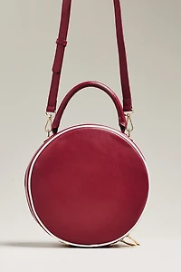 Aota Top-Handle Circular Piped Tote