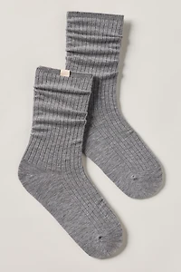 LyreBird Ribbed Crew Socks