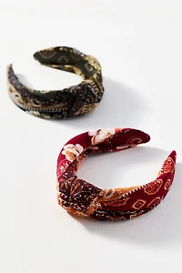 Everly Paisley Knot Headband