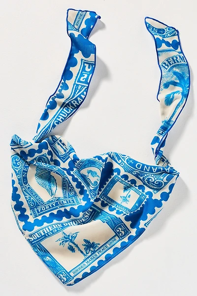 Stamp Printed Hair Scarf